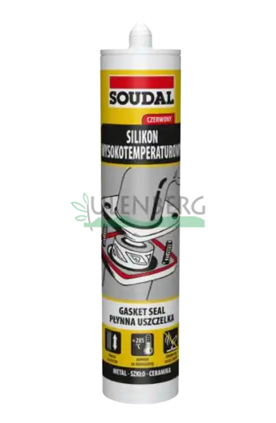Silikon wysokotemperaturowy,czerwony 280ml Wyprzedaż