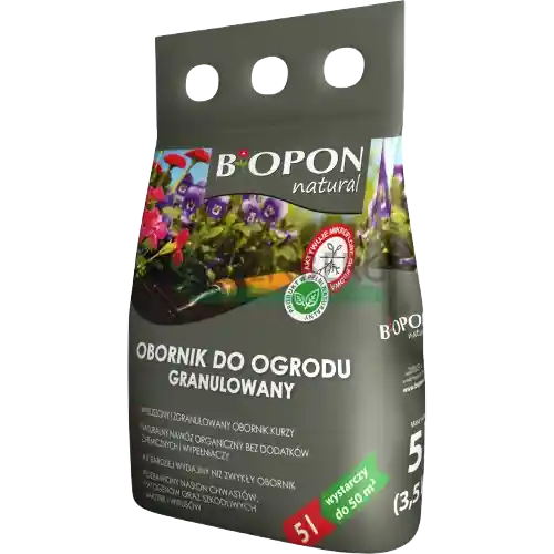 BOPON - NATURAL OBORNIK GRANULOWANY DO OGRODU 5L Ekspresowa dostawa