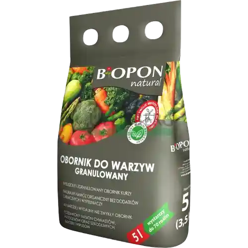 BOPON NATURAL - OBORNIK GRANULOWANY DO WARZYW 5L Wysoka jakość