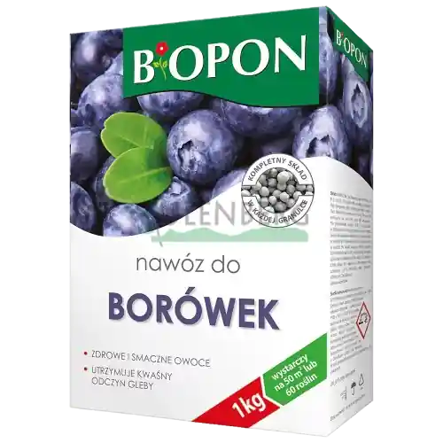 BOPON - NAWÓZ DO BORÓWEK GRANULAT 1KG Łatwy zwrot