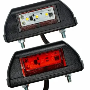 Lampa obrysowa obrysówka LED biało czerwona HORPOL LD703 Nie przegap