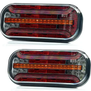 Bezpieczna płatność 2x Lampa zespolona tylna LED FT-230 NT PM diodowa KOMPLET przeciwmgielna