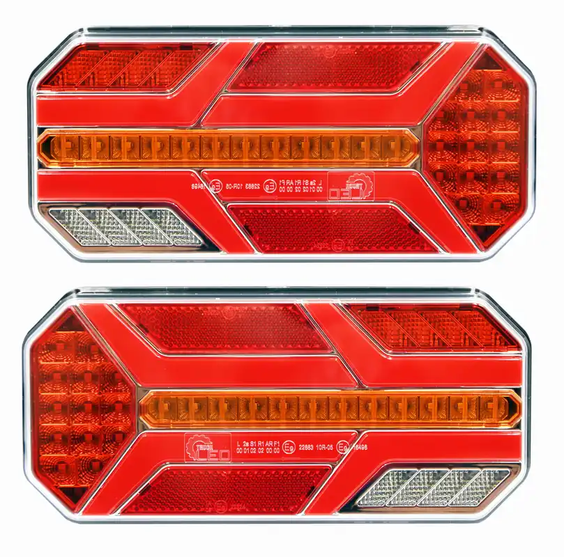 Zniżka 2x Lampa zespolona tylna LED dynamiczny kier NEON L1885 L1886