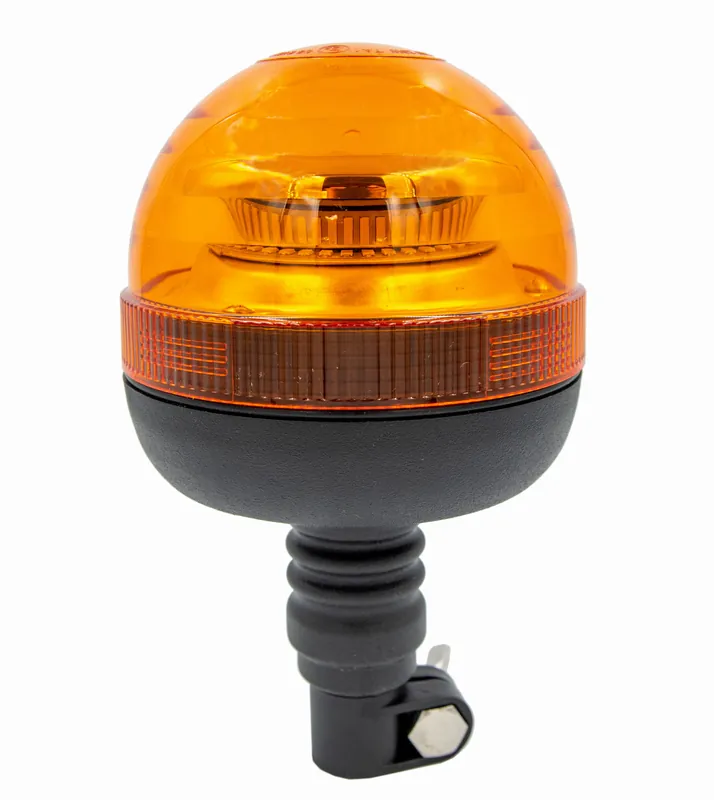 Szybka dostawa Lampa ostrzegawcza błyskowa LED diodowa pomarańczowa kogut na trzpień 12/24V L1406