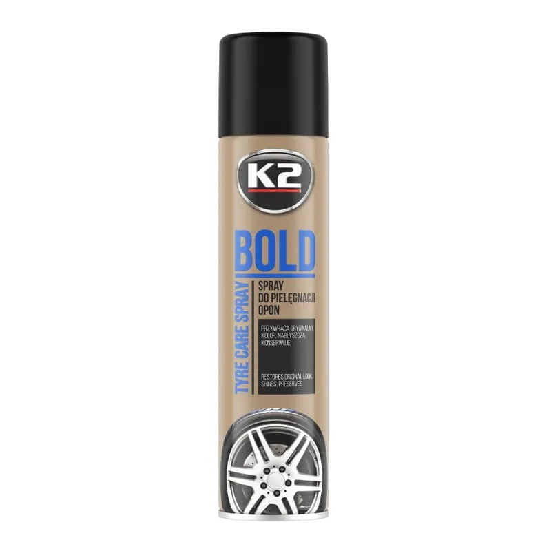 K2 BOLD do nabłyszczania opon czernidło pielęgnacja 600ml Sprawdź teraz