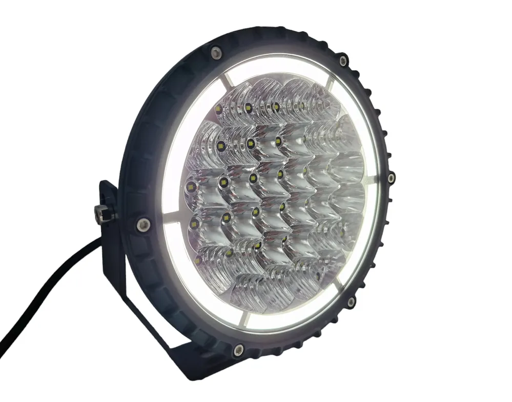 Lampa HALOGEN DROGOWY DALEKOSIĘŻNA DROGOWA LED RING NEON CREE homologacja 73W Wyjątkowa oferta