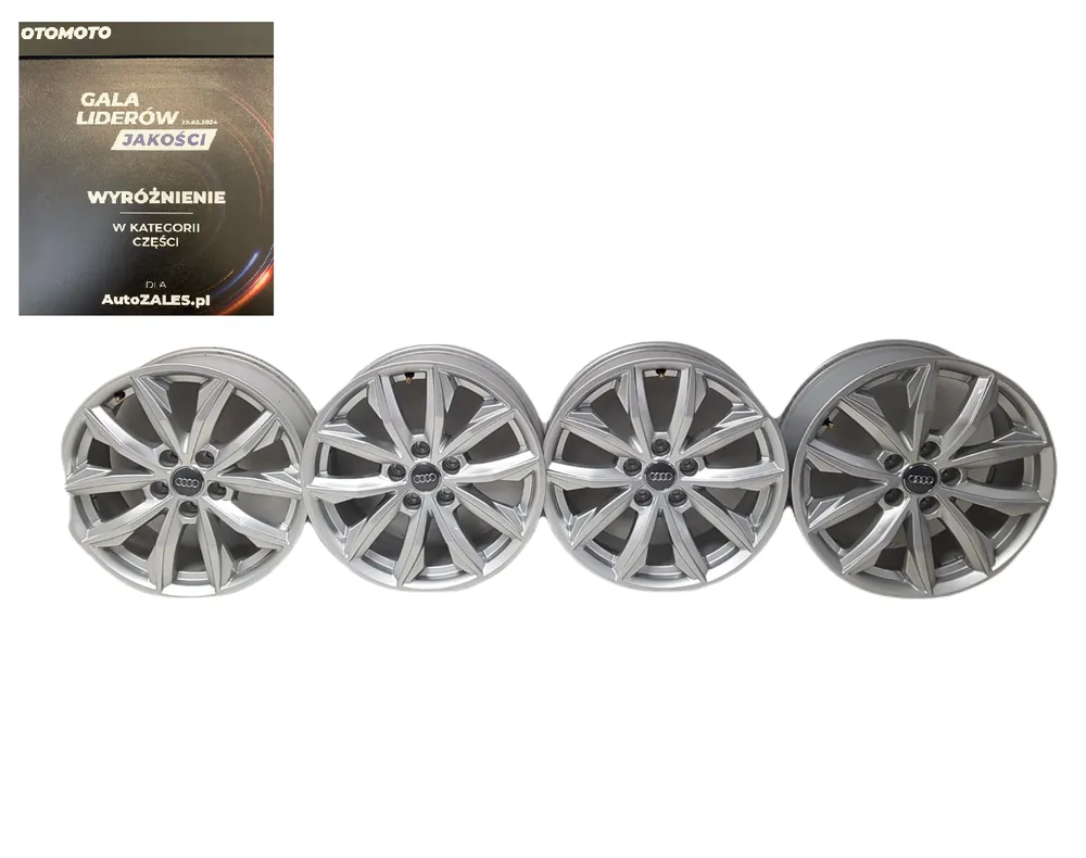 Nie przegap FABRYCZNIE NOWY ORYGINALNY KOMPLET ALUFELGI FELGI ALUMINIOWE AUDI Q5 II 2 A4 A6 17 5x112 ET347.0 80A601025J