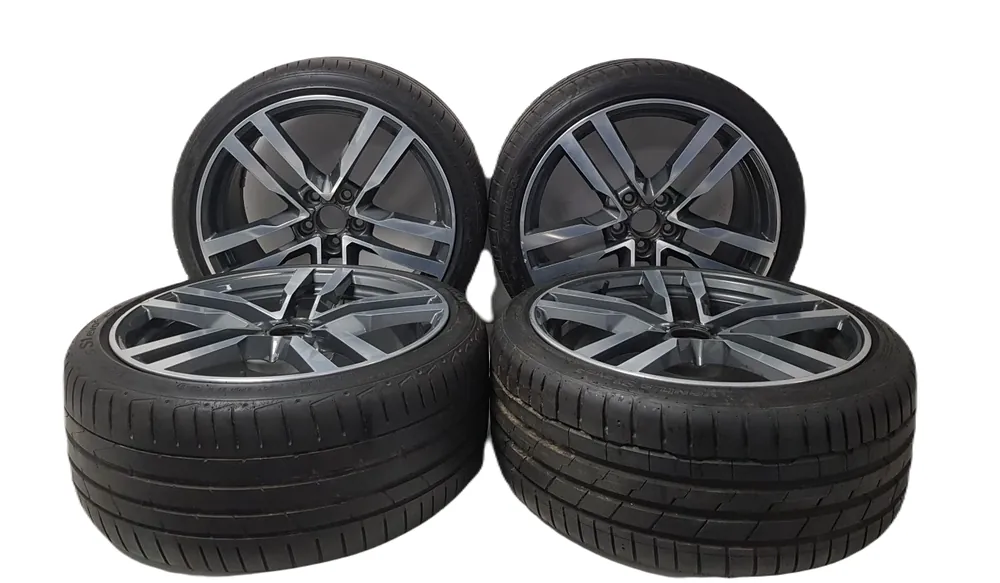 Wysoka jakość KOŁA ALUFELGI 4X FELGA FELGI ALUMINIOWE Z OPONAMI OPONA AUDIA3 TT GOLF 6 7 8 T-ROC ORYGINAL245/35/199.0 x 195x112 ET 52 57.1 8S0601025