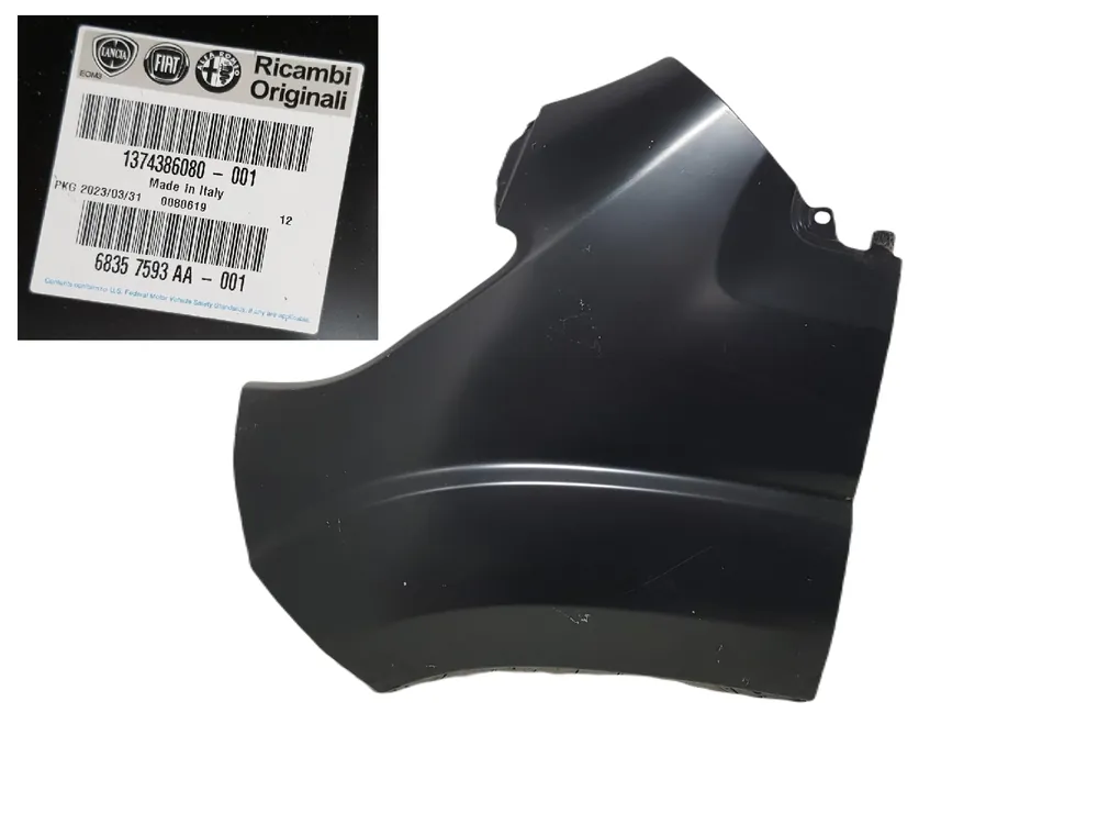 NOWY ORYGINALNY BŁOTNIK LEWY PRZEDNI LEWA PRZÓD FIAT DUCATO PEUGEOT BOXER CITROEN JUMPER LIFT FL 14-251374386080 68357593AA Oferta limitowana