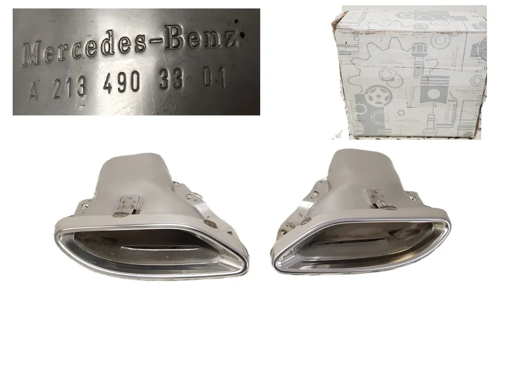 Sprawdź teraz ORYGINALNA ŁADNA KOŃCÓWKA WYDECHU LEWA MERCEDES E-KLASA W213 16-23 A2134903301