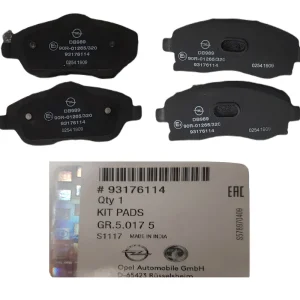 Bezpieczne zakupy ORYGINALNE NOWE KLOCKI HAMULCOWE PRZÓD PRZEDNIE OPEL MERIVA A COMBO C CORSA 1.4 1.6 93176114