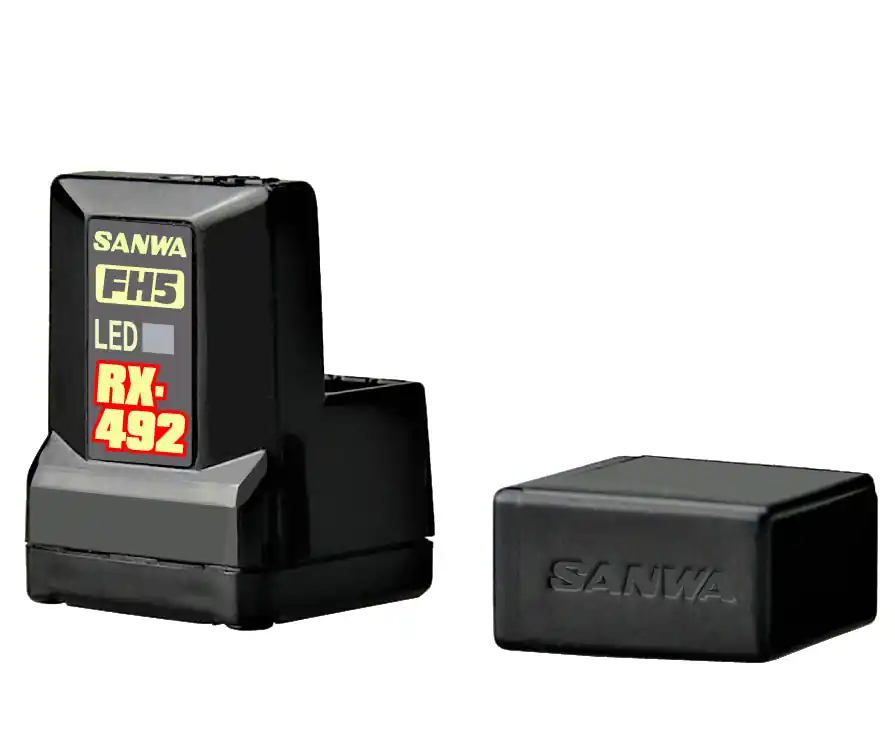 Popularny Odbiornik samochodowy - SANWA RX-492 2,4 GHz FHSS-5