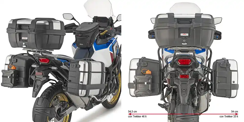Givi PLO1178MK Stelaż kufrów bocznych Honda CRF1100L Africa Twin / Adventure Sports (20-26), MONOKEY Dostępne od ręki