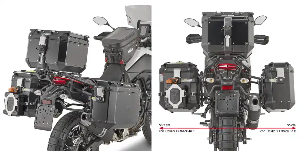 Givi PLO2145CAM Stelaż kufrów bocznych Yamaha Ténéré 700 (19-24) / Ténéré 700 World Raid (22-25) MONOKEY CAM-SIDE Popularny