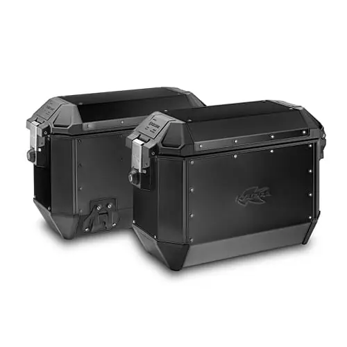 Nowy Kufry boczne Kappa K'Mission 2 x 36 litrów Monokey Czarne