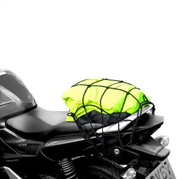 Tylko dziś Oxford OX666 Siatka motocyklowa na bagaż z hakami czarna 43 x 43 cm
