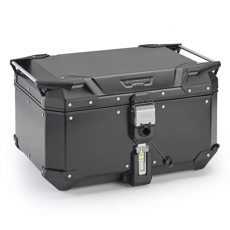 Kufer centralny Givi Trekker Outback Evo Smart OBKEV58B, 58 litrów, aluminiowy, czarny Premium