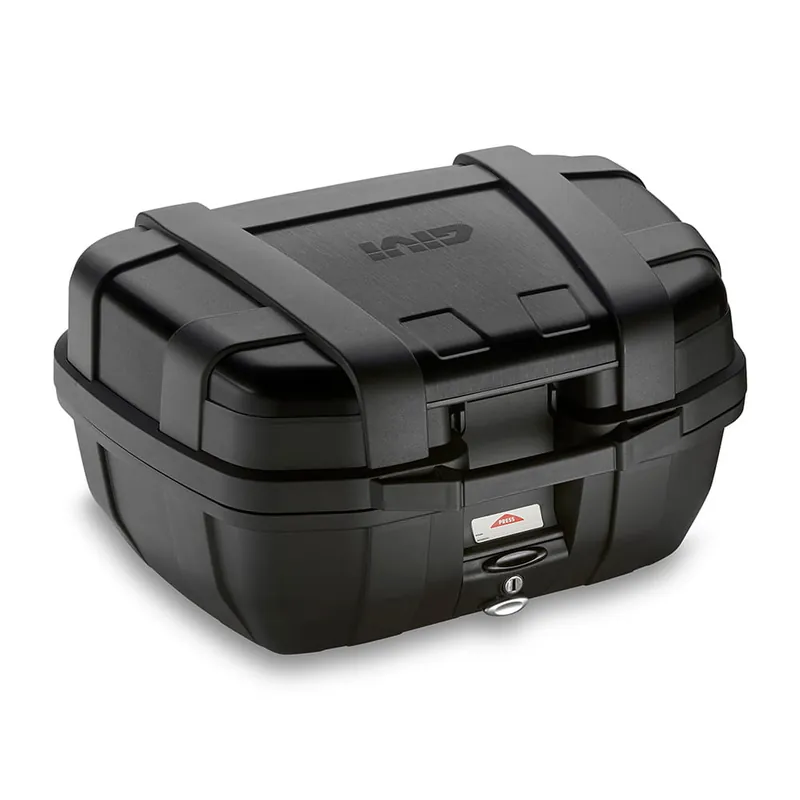 Darmowy zwrot Kufer centralny Givi TRK52BB TREKKER LITE MONOKEY, CZARNY, 52 litry
