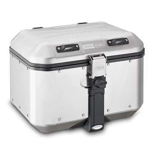 Dostępne od ręki Kufer centralny Givi DLM46A TREKKER DOLOMITI 46 litrów, aluminiowy