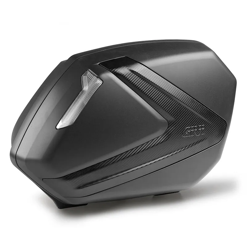 Nowy Kufry boczne GIVI V37NNT TECH ,(2x 37 litrów) - Carbon, przyciemniane odblaski MONOKEY SIDE