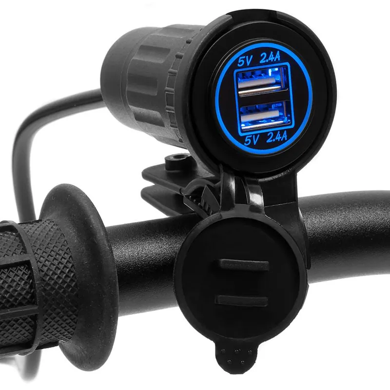 Motocyklowe gniazdo USB - eXtreme MUS09 + adapter Ostatnia szansa