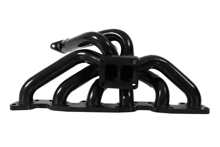 Kolektor wydechowy Nissan Skyline GTR R32 R33 R34 TopMount Czarna Stal Wyjątkowa oferta