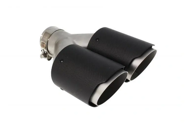 Ostatnia szansa Podwójna końcówka tłumika 2×89 mm, wejście 57 mm – Carbon, rozmiar L