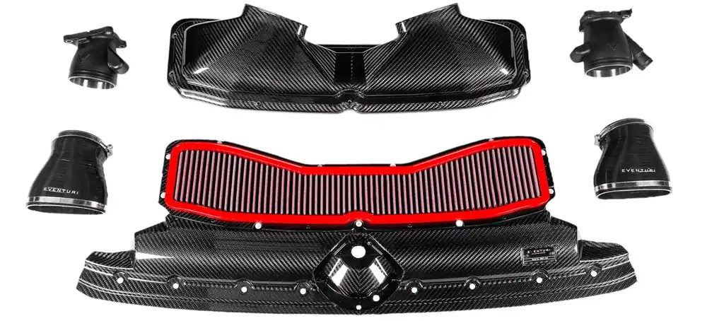 Układ dolotowy Audi C8 RS6 RS7 Carbon matowy Eventuri Łatwy zwrot