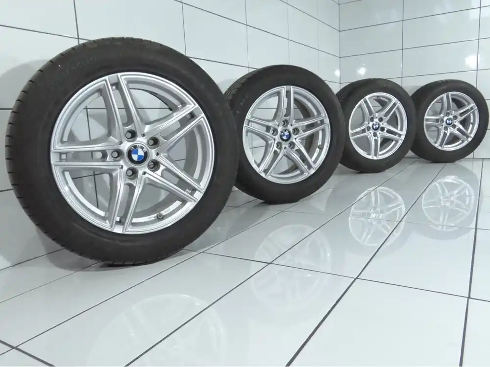 KOŁA BMW 5 F10 F11, 5X120, ET 35, 225/55R17 101 W Srebrny Zniżka