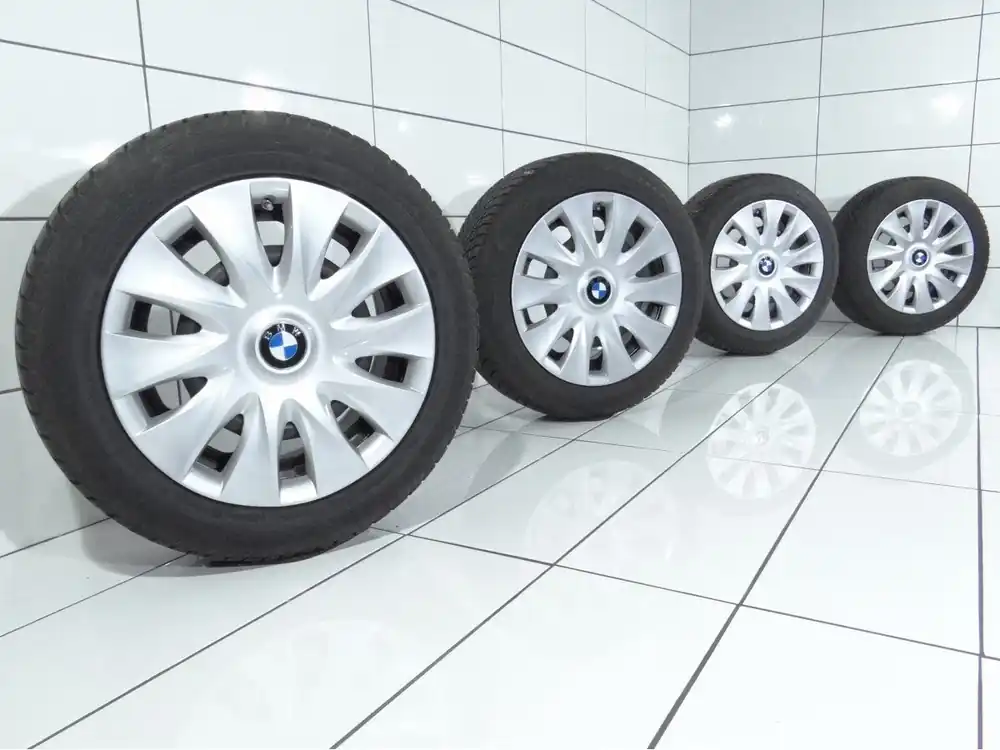 KOŁA BMW 1 F20 F21, 5X120, ET 40, 205/55R16 91 H Czarny+ Kołpaki Dostępne od ręki