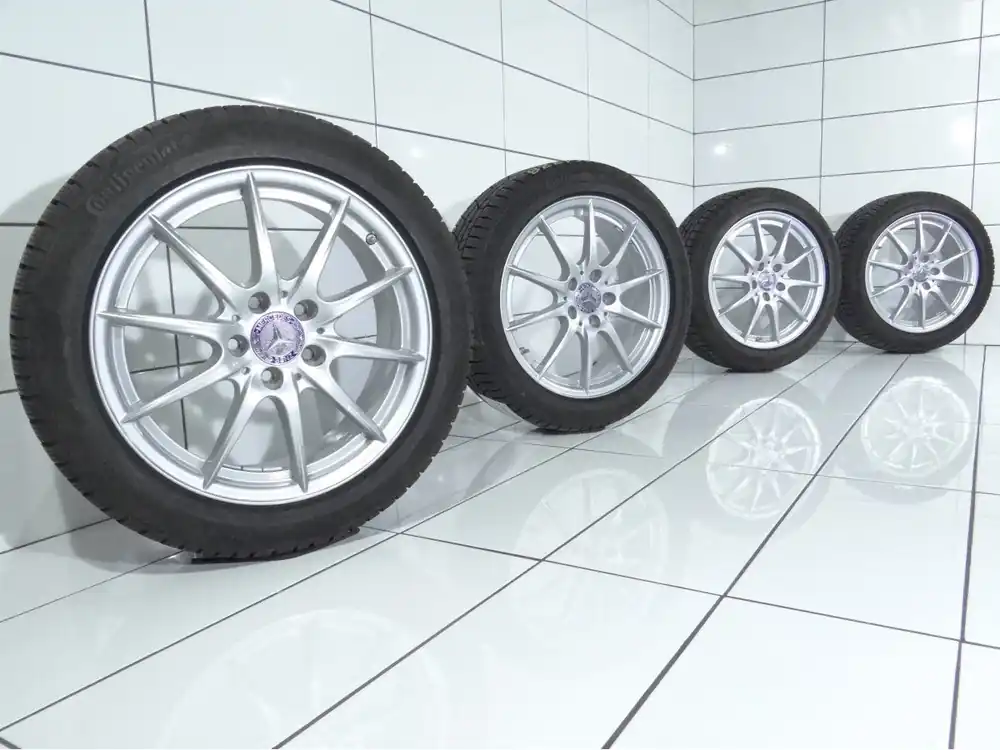 KOŁA MERCEDES W176 W246, 5X112, ET 49, 205/50R17 93 H Srebrny Bezpieczne zakupy
