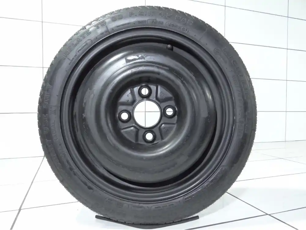 Kup online KOŁO DOJAZDOWE VW GOLF POLO, 4X100, ET 45, 105/70R14 84 M Czarny