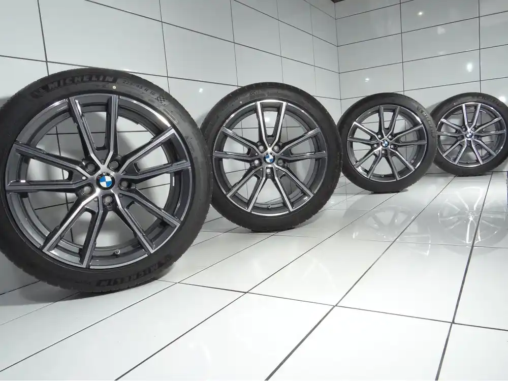 Hit sprzedaży KOŁA BMW 3 G20 G21 4 G22 G23, 5x112, ET 25, 225/45R18 95 Y Grafit Poler