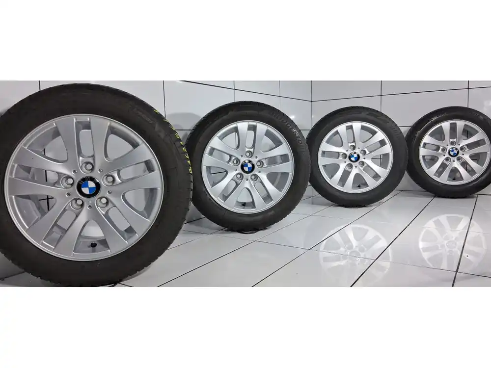 Premium KOŁA BMW 3 (E90, E91) 1 (E81, E87) 5X120, ET-34, 205/55R16 91 H SREBRNY