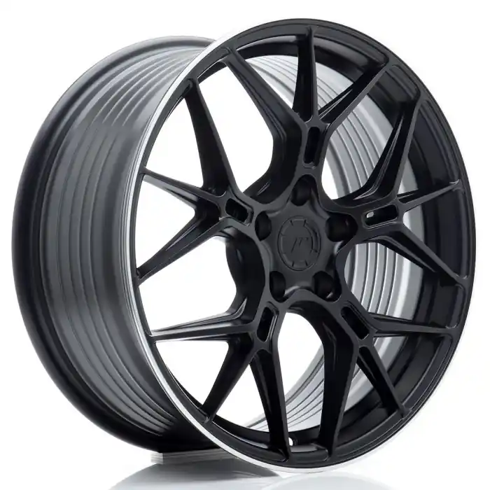 Wybór klientów JR Wheels JR51 18x8 ET45 5x112 Satin Black w/ Machined Lip