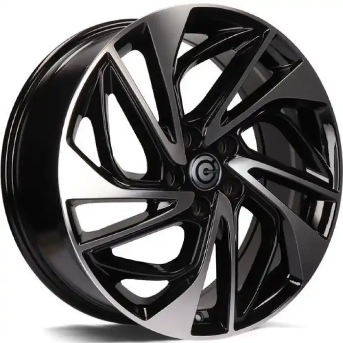 Nie przegap Carbonado Atlantic 19" 5x114.3 ET51 73,1 BFP - Black Front Polished
