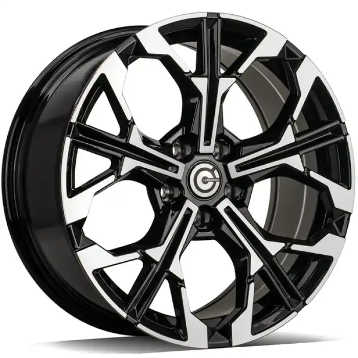 Łatwy zwrot Carbonado RUNNER 19" 5x112 ET35 66,6 BFP - Black Front Polished