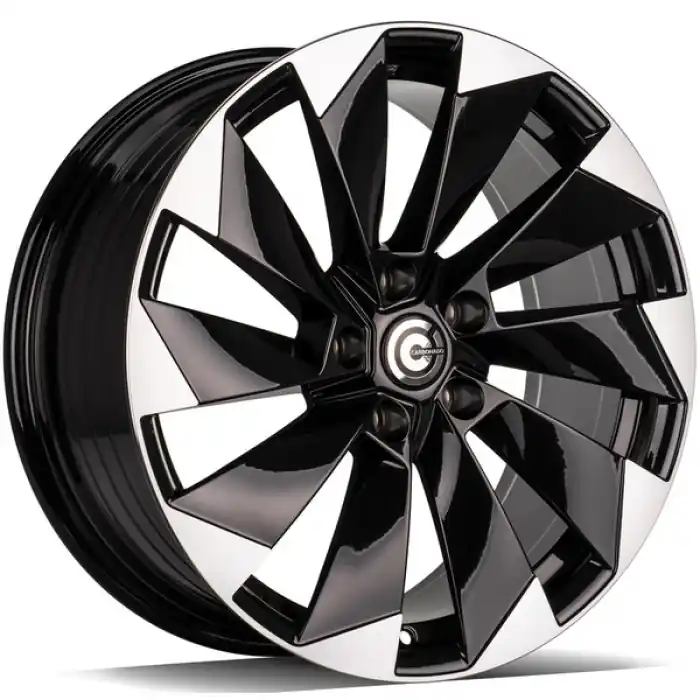 Darmowa dostawa Carbonado Mask 18" 5x112 ET40 57,1 BFP - Black Front Polished