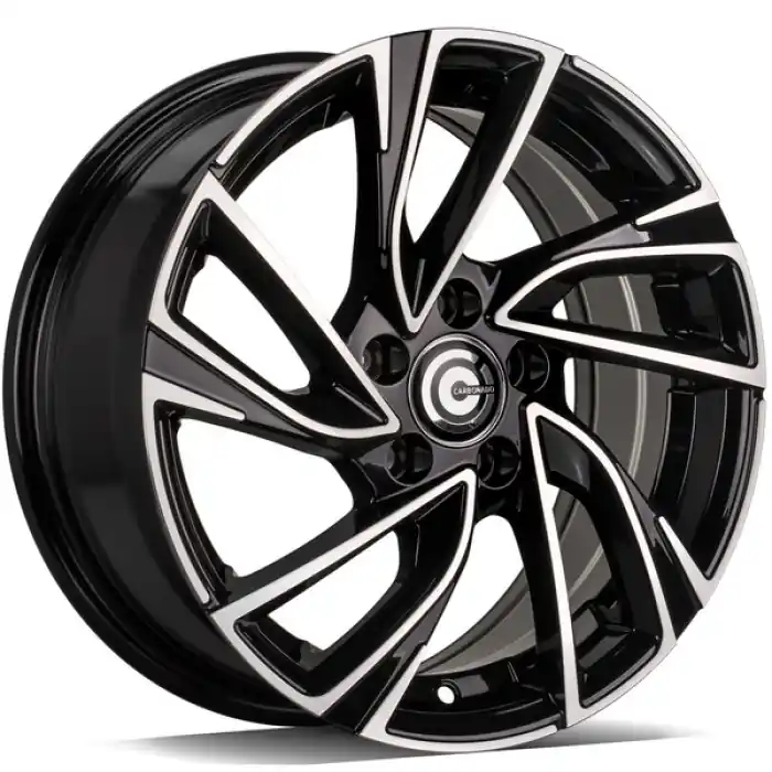 Carbonado Monaco 16" 5x100 ET38 57,1 BFP - Black Front Polished Darmowy zwrot