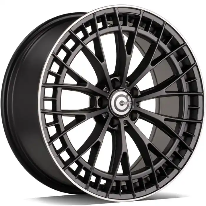 Premium Carbonado Upscale 20" 5x112 ET45 66,6 DMBLP - Deep Matt Black Lip Polished