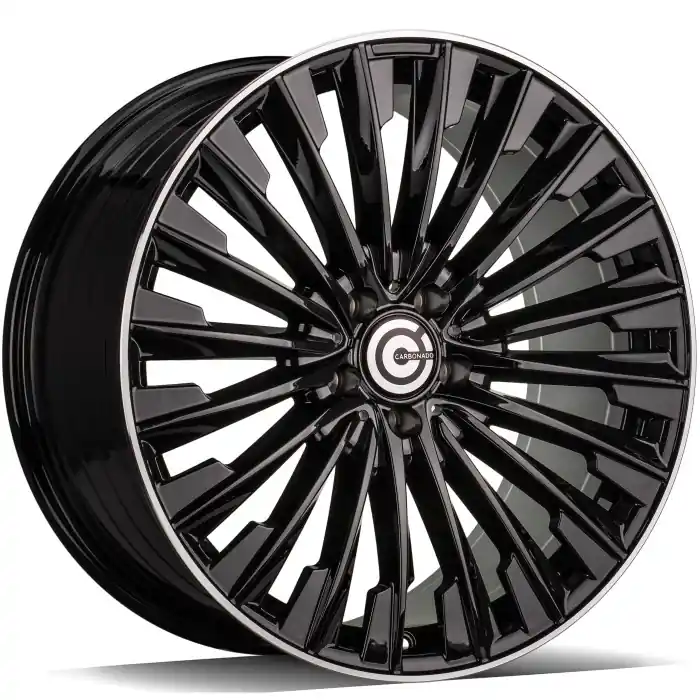Carbonado Action 19" 5x112 ET45 66,6 BGLP - Black Glossy Lip Polished Najlepsza cena