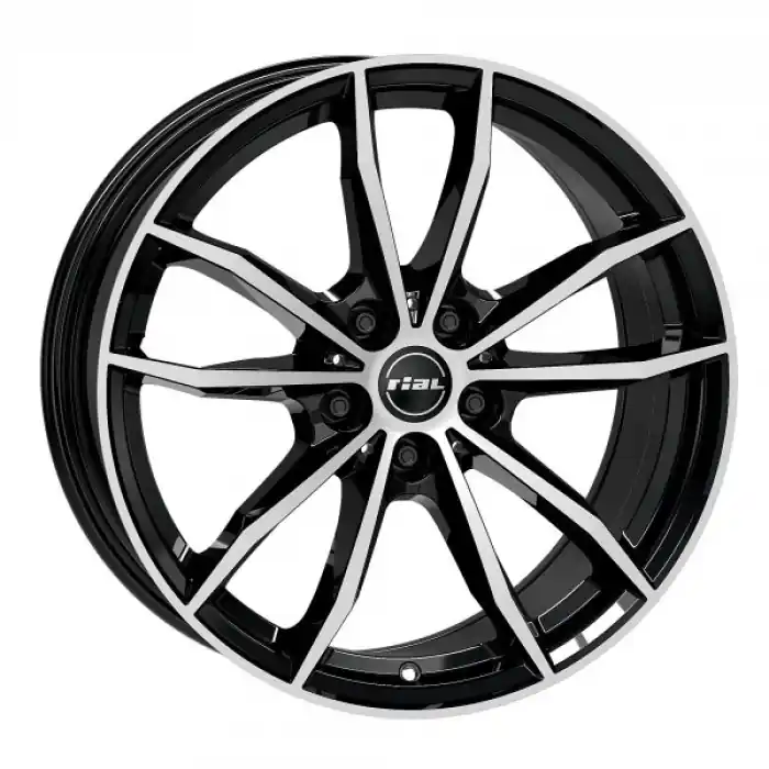RIAL X12 8X18 5X112 ET15/66.5 CZARNY/POLER Taniej