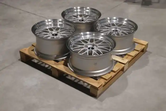 Nowy Set of JR23 20x9,5 ET25 + 20x10,5 ET25 5x120 Hyper Silver w/Machined Lip