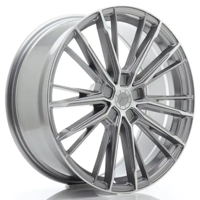 JR Wheels JR52 20x8,5 ET20-45 5H BLANK Titanium Machined Face Tani