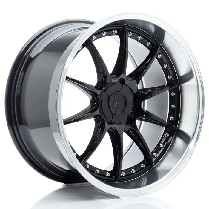 JR Wheels JR41 19x11 ET12-25 5H BLANK Glossy Black w/Machined Lip Ostatnia szansa