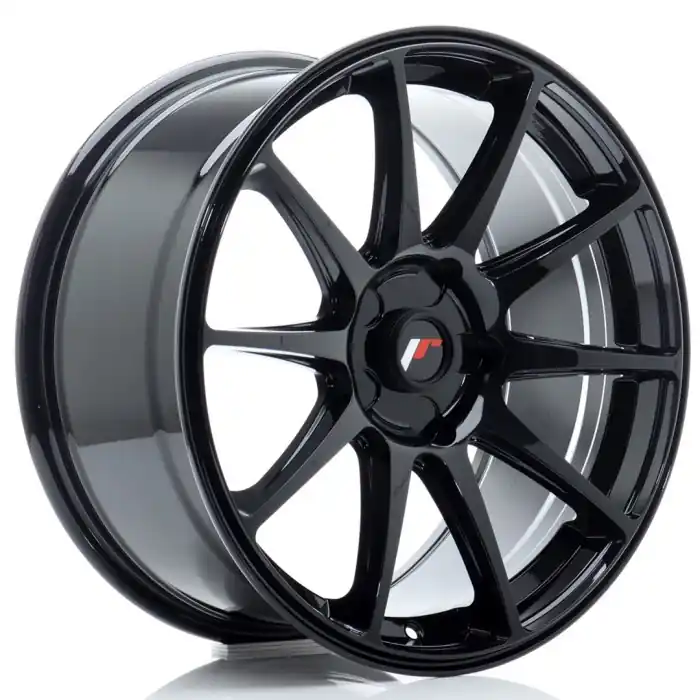 JR Wheels JR11 18x8,5 ET20-40 5H Blank Gloss Black Wysoka jakość