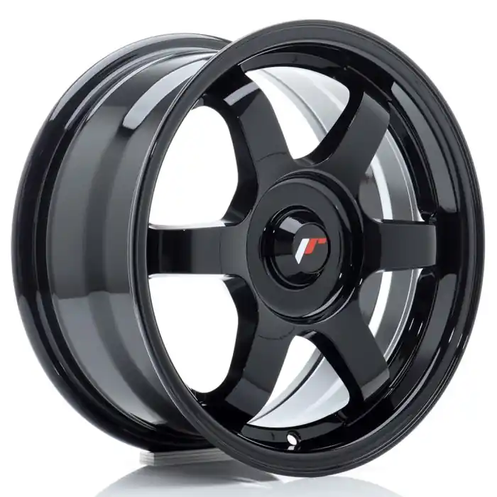 JR Wheels JR3 15x7 ET25-42 BLANK Gloss Black Rabat