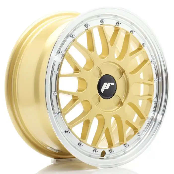 JR Wheels JR23 16x7 ET20-45 4H BLANK Gold w/Machined Lip Ostatnie sztuki