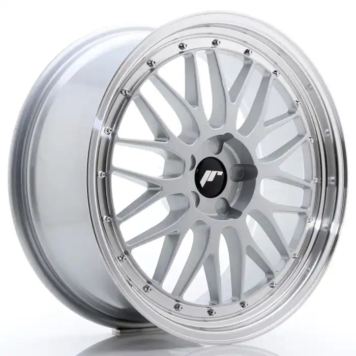 Tani JR Wheels JR23 17x8 ET35 5x100 Hyper Silver w/Machined Lip