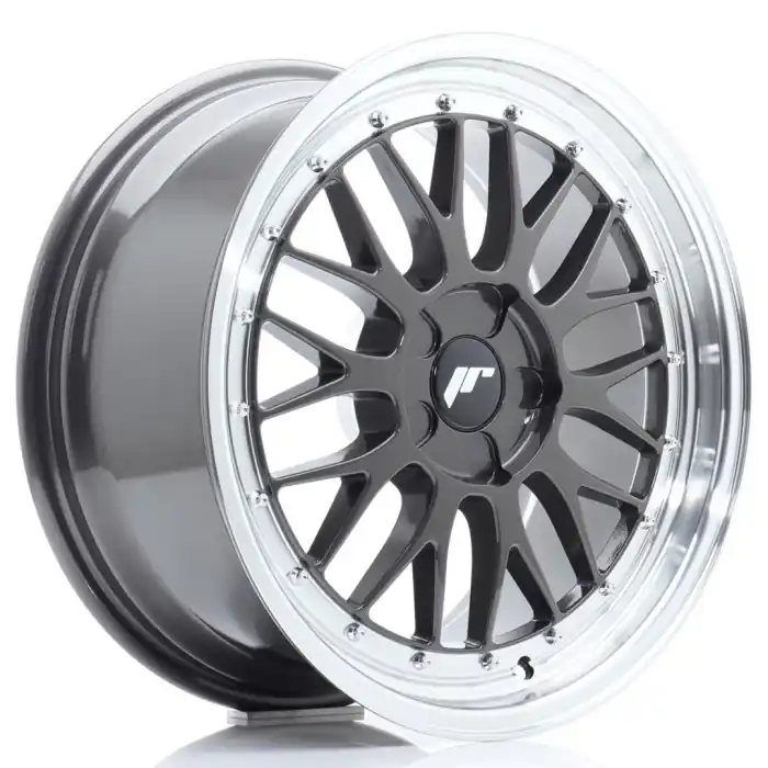 Sprawdź teraz JR Wheels JR23 19x9 ET20-40 5H BLANK Hyper Gray w/Machined Lip